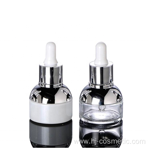 30ml aluminum shoulder dropper bottles/ essence liquid bottles with good price